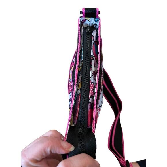 Hello Kitty Sanrio Clouds Purple Crossbody Mouse Squirrel Zippers Bag Purse 2013 - Picture 5 of 9